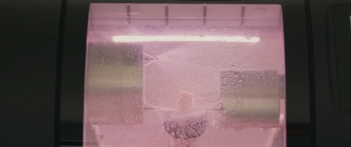 Aufnahme bei der Herstellung eines Zahnersatzes mittels Cerec®